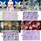 Рождество, искусственная помадка, украшение для торта, искусственные Инструменты для выпечки, кухонная утварь для торта, мастики