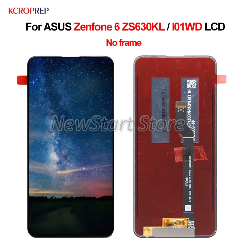 Для ASUS Zenfone 6 ZS630KL I01WD ЖК-дисплей сенсорный экран дигитайзер сборка сменный