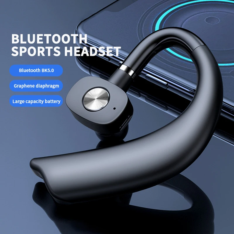 

Sport Blutooth Earphone Wireless Stereo HD Mic Headphones Bluetooth-compatible Hands In Car Kit With Mic For Huawei IPhone Phone