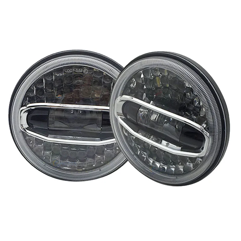 Автомобильные светодиодные фары 7 дюймов 108 ВТ водонепроницаемые лампы для Jeep