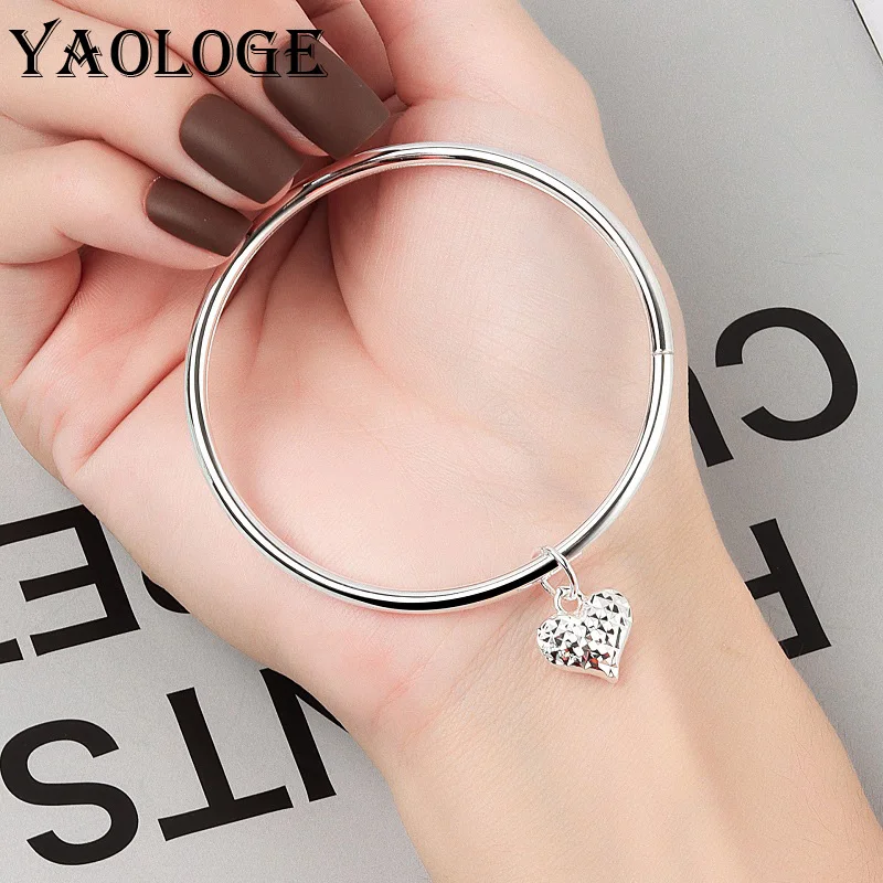 

Женский корейский браслет из серебра 925 пробы, с фианитами