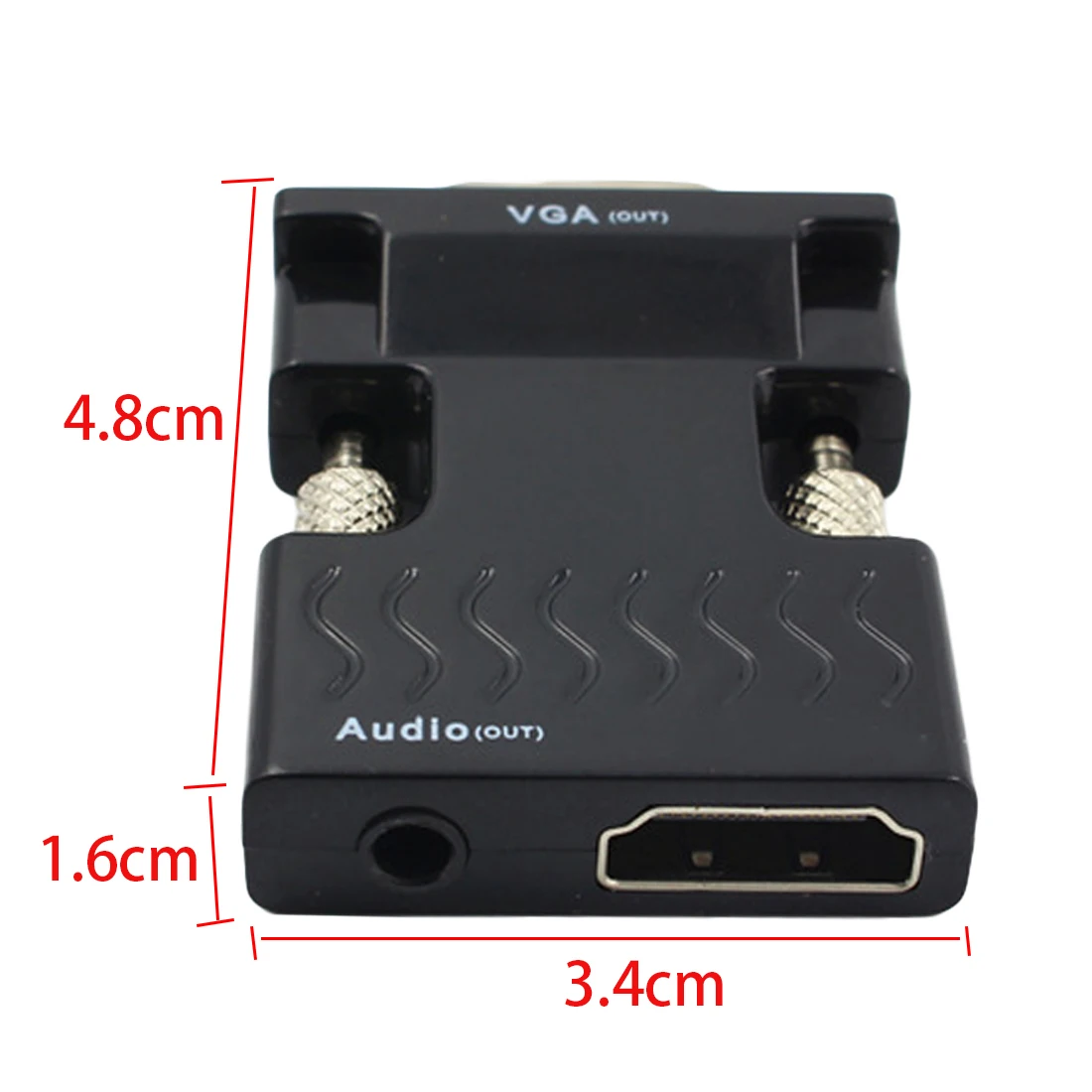 Преобразователь сигнала 1080P с аудио кабелями Pro HDMI совместимый конвертер мама VGA