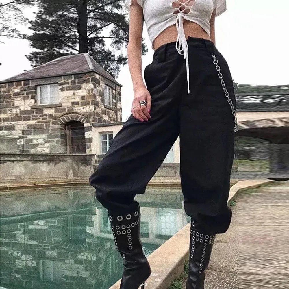 Women's Pants Women Fashion Casual Harem Baggy Hip Hop Dance Jogging Sweat Sport Slacks Trousers new style | Женская одежда