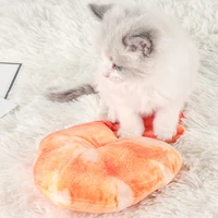 cat and dog plush toys squeeze and sound pets decompression fun and strong bite resistant toys simulation food shrimp pet toys