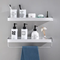 bathroom shelf shower shelf with towel bar aluminum black silver corner shelves wall mounted kitchen storage holder