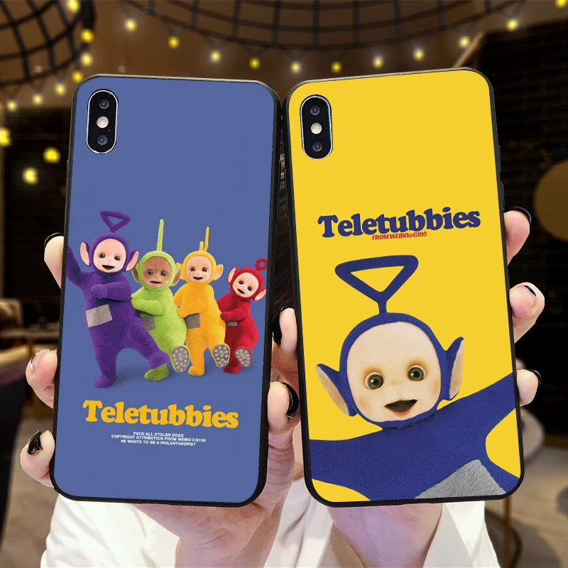Милый мультяшный чехол для телефона iPhone XR 11 Pro XS Max X 5 5S 7 8 6 S Plus se teletubbies задняя