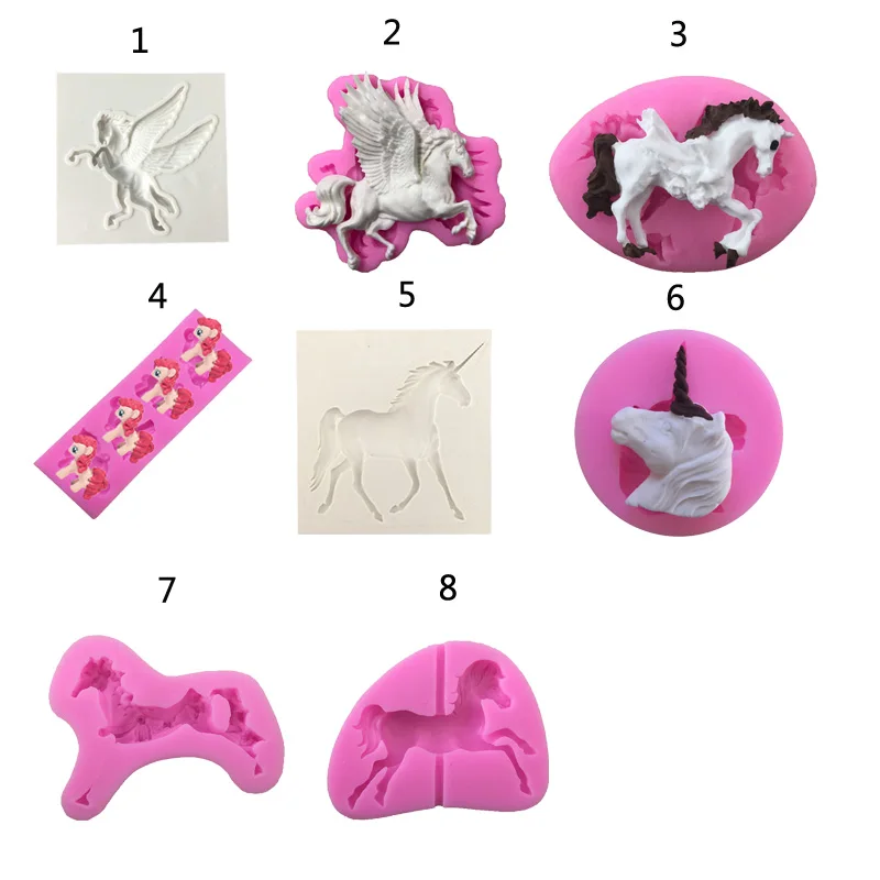 

Sugarcraft 1 шт. лошадь силиконовая форма помадка форма для украшения торта инструменты форма для шоколадной мастики