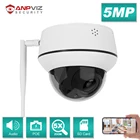 IP-камера Anpviz, 2 МП3 Мп5 МП, Wi-Fi, PTZ, 5-кратный зум, беспроводная камера видеонаблюдения, наружная камера с двухсторонним аудио, микрофоном и динамиком, Onvif, 30 м, IP66
