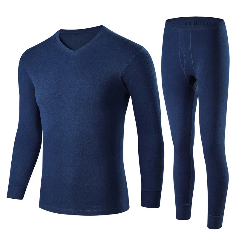 

Thin Bottomed Round Neck Cotton Thermal Underwear Thermo Shirt Maglia Termica Uomo Sport Thermoshirt Men Ropa Hombre Invierno