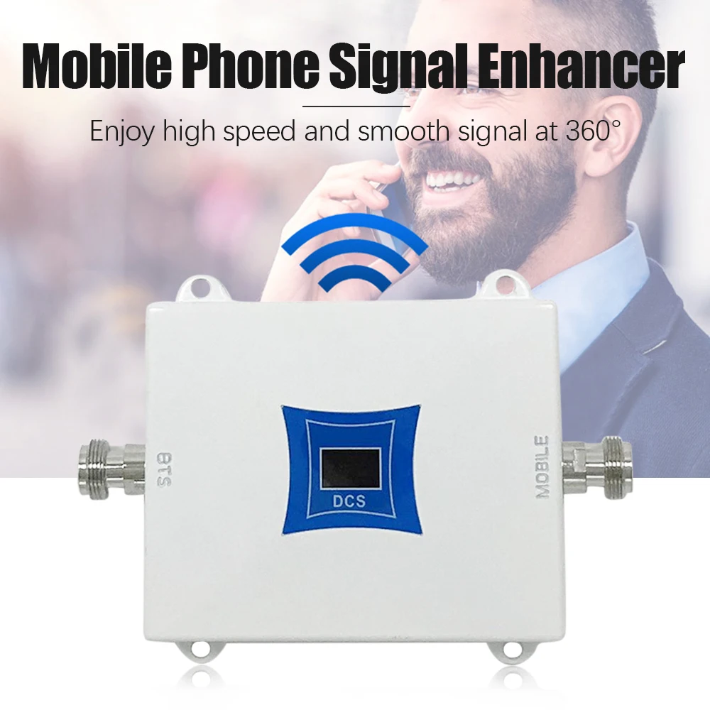 

1800MHz Cell Phone Cellular Signal Booster 4G Mobile Phone Cellular Communication Amplifier for Home Office