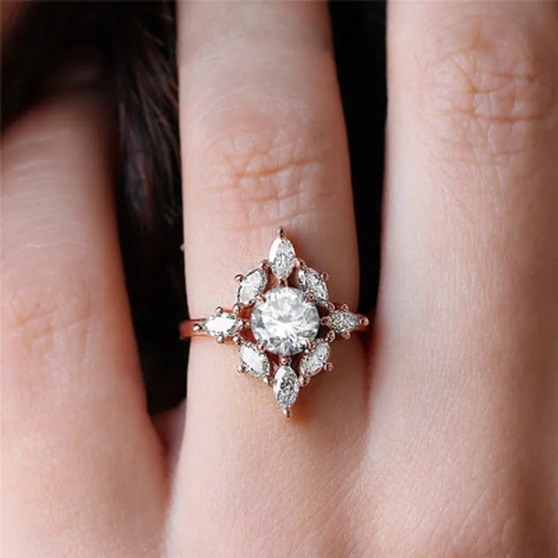 Известняк/белый камень вечная любовь Обручальное кольцо с высоким качеством AAA