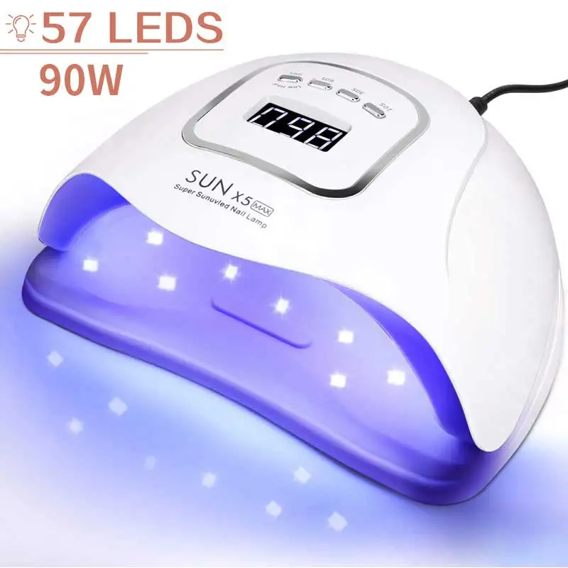 Светодиодная УФ лампа для ногтей маникюра сушилка с Монори вошла Функция 4