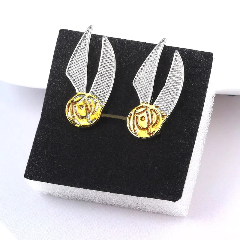 SG 5 Style Movie Potter Cufflinks Time Turner Sorting Hat Golden Snitch HP Letter Tie Clips Avengers Superhero Jewelry