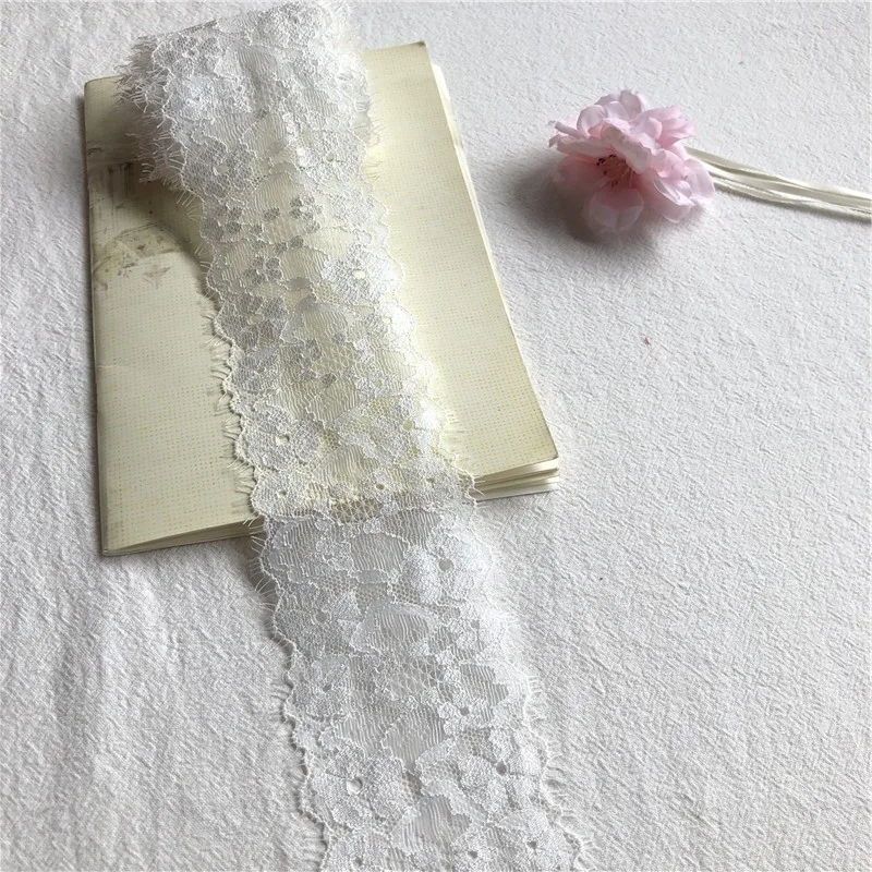 7 м широкие белые ресницы кружевные аксессуары ткань сделай сам одежда платье