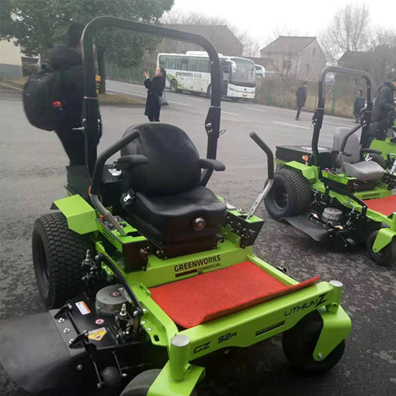 Электрическая Газонокосилка Greenworks 82 в 168Ah 4 часа работы от батареи большая