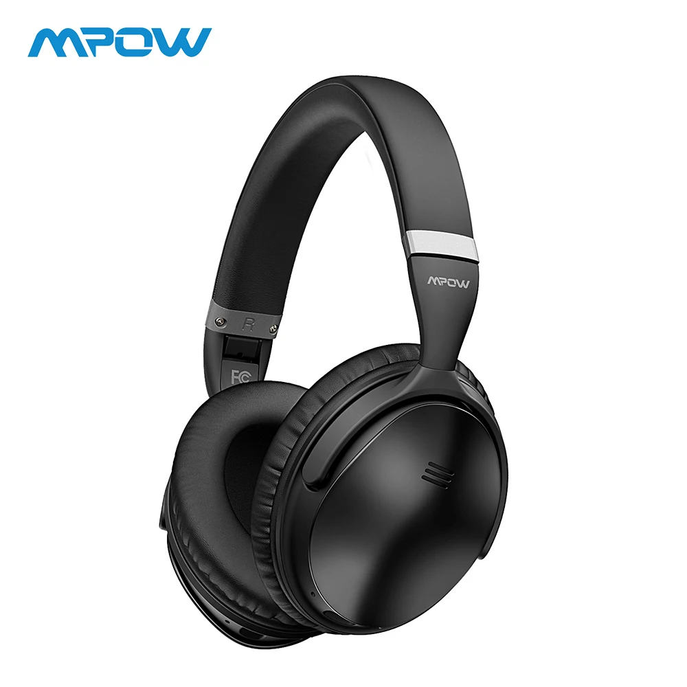 Mpow H5 активные наушники с шумоподавлением Hi-Fi стерео удобные Накладные наушники 18H Складная Беспроводная гарнитура с микрофоном и сумкой для переноски