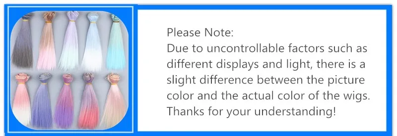 1 шт. 15x100 см аксессуары для парик для кукол прямые синтетические волокна трессы волосы для парики для кукол высокотемпературные проволочные волосы