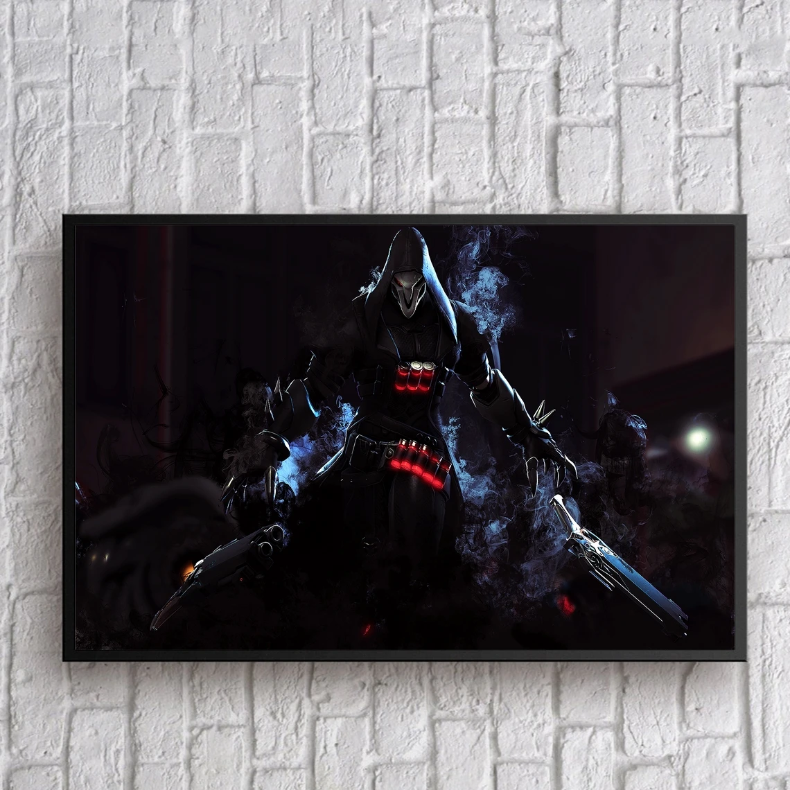 Overwatch видеоигра плакат холст печать Декор для дома настенная живопись (без рамки)