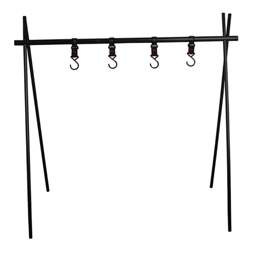 Портативная подвесная стойка для кемпинга уличная треугольная пикника барбекю