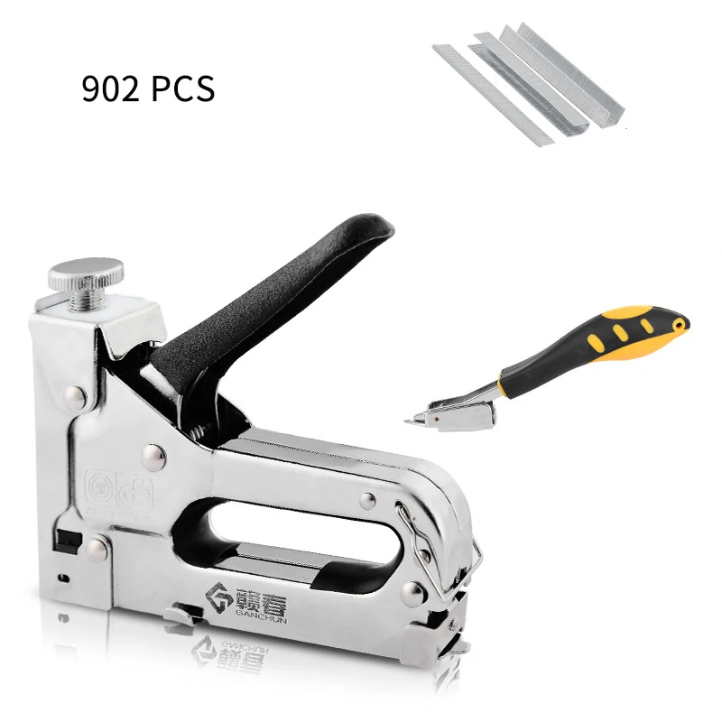 GANCHUN Adeeing ручной гвоздь пистолет мебель степлер для обрамления бумажного окна с 900