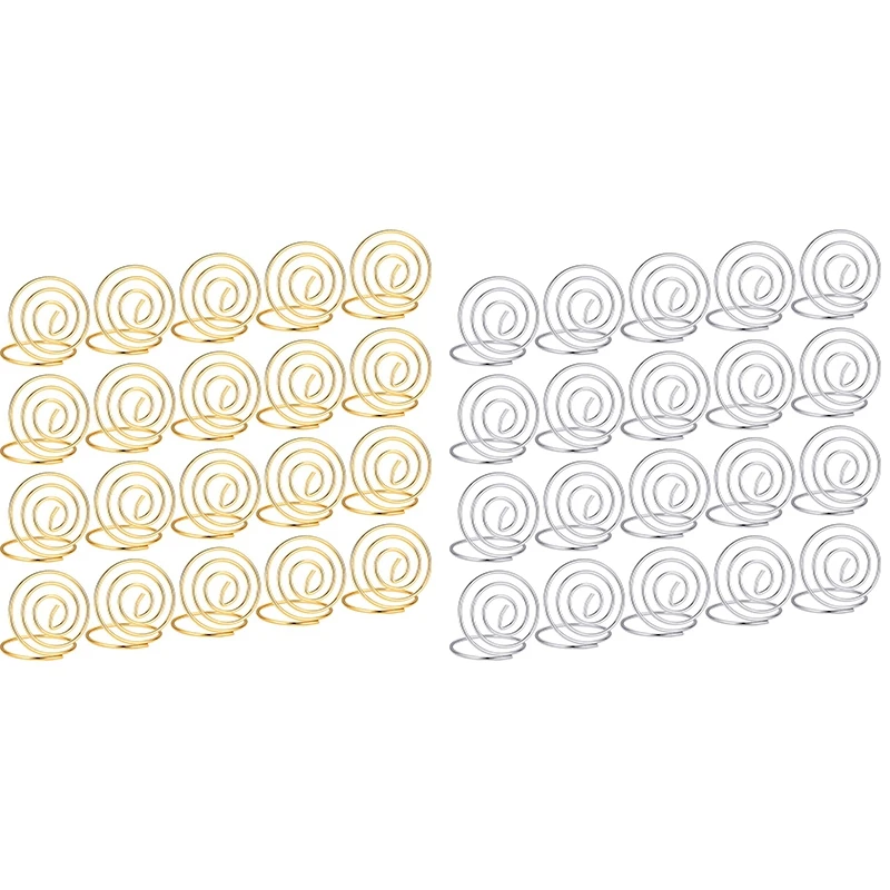 20 штук провод Место Держатель для карт металлический держатель Стенд свадьба имя