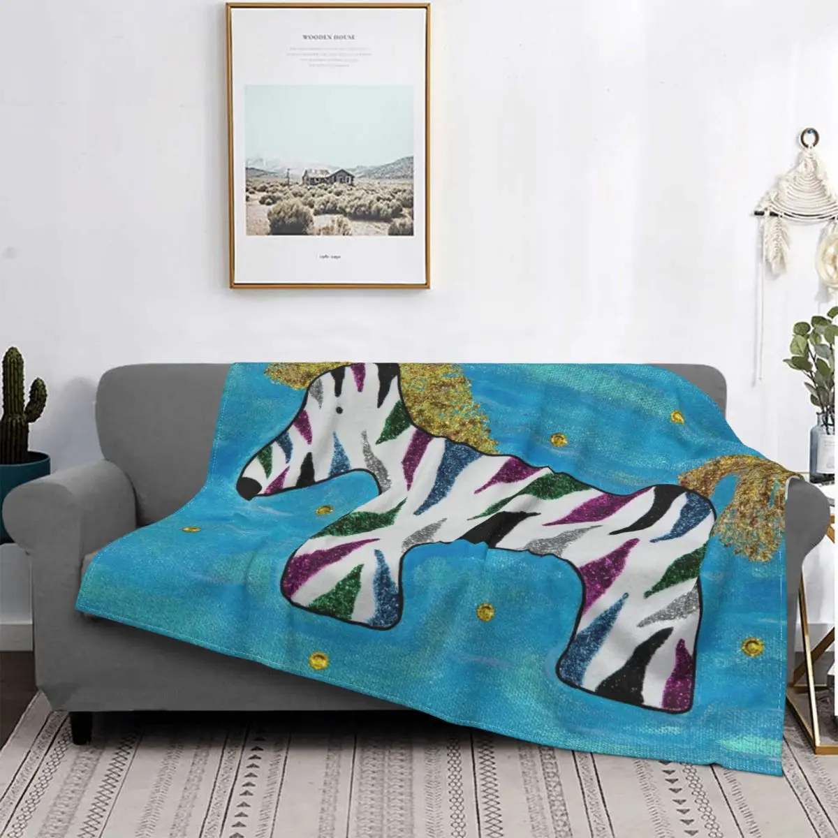 

Цветное одеяло «Зебра» из кораллового флиса, плюшевое одеяло с принтом животных, милое многофункциональное теплое покрывало для кровати, д...