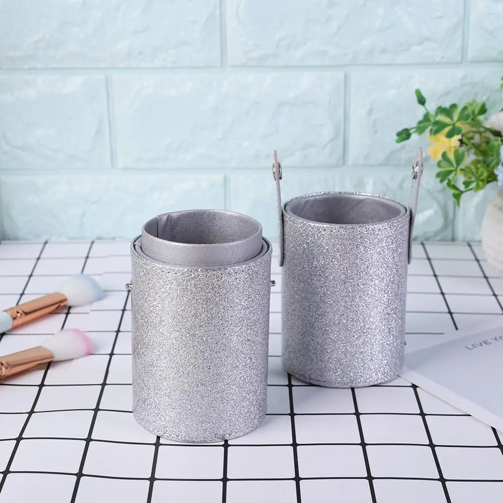 Портативные дорожные кисти для макияжа Круглый держатель ручки косметический