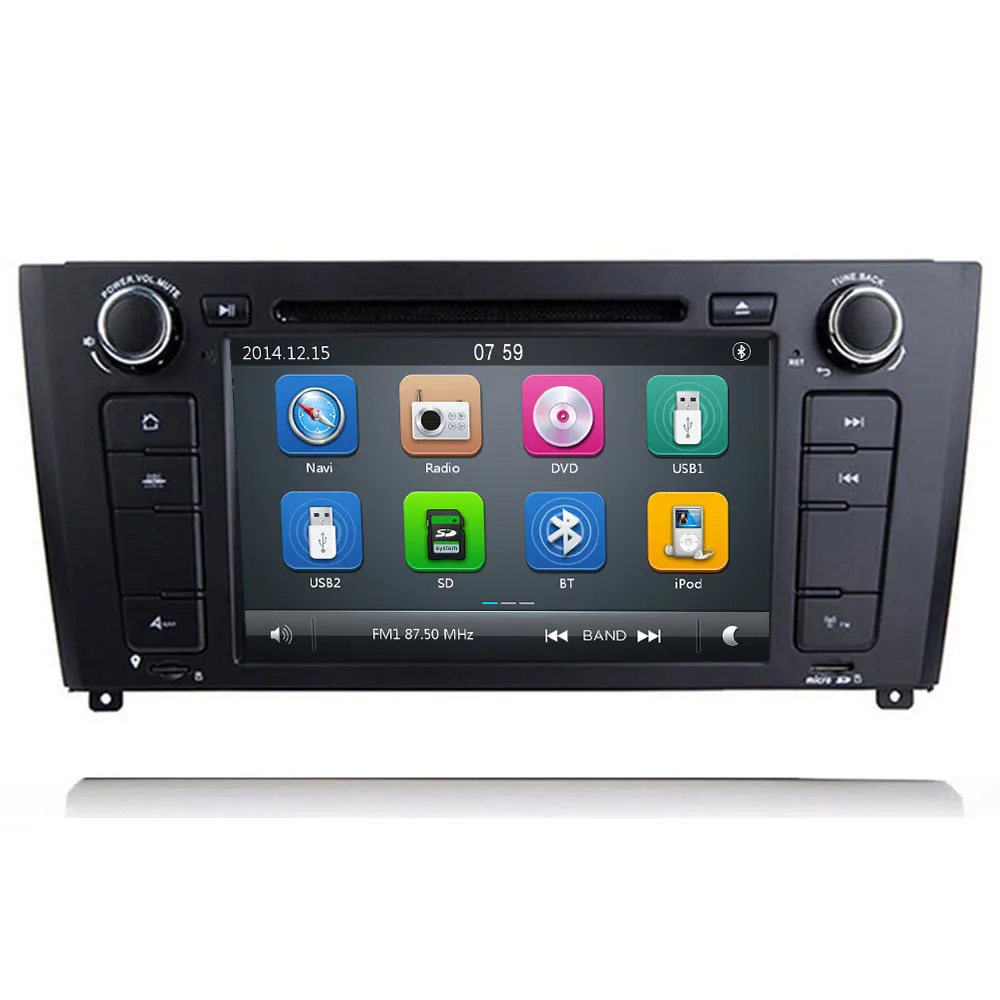 1 Din Автомобильный GPS dvd плеер для BMW Serie E87 E81 E82 E88 I202004 2005 2006 2007 2008 2009 20102011 экран