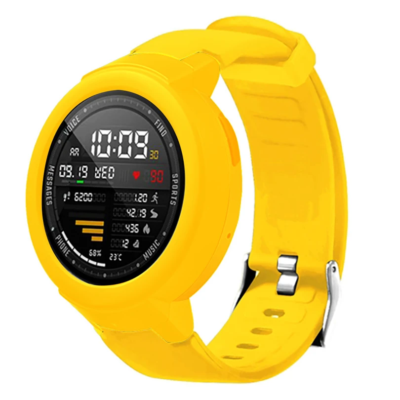Ремешок для часов защитный чехол из ТПУ чехол для Huami Amazfit Verge Youth Watch мягкий силиконовый ремешок умный Браслет Быстрый#4