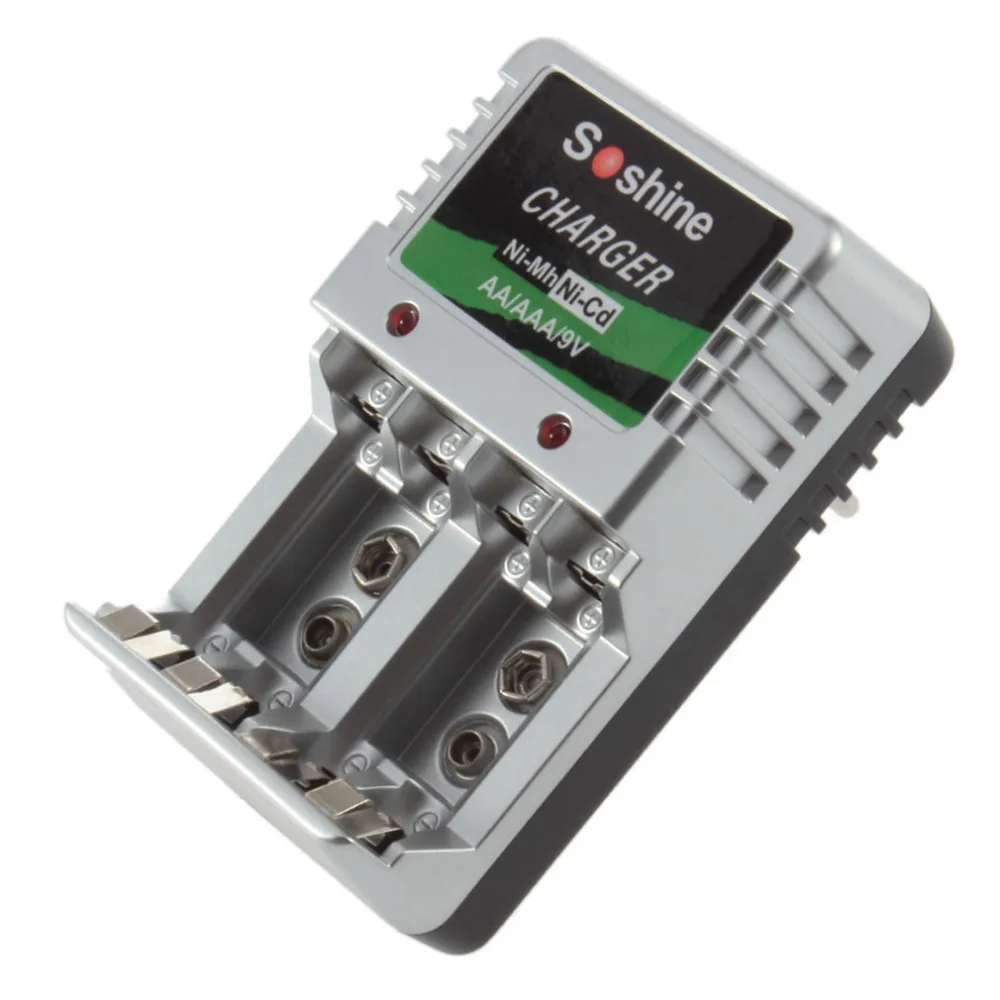 Зарядное устройство для аккумуляторных батарей AA AAA 9V Ni MH Cd настенное настольное