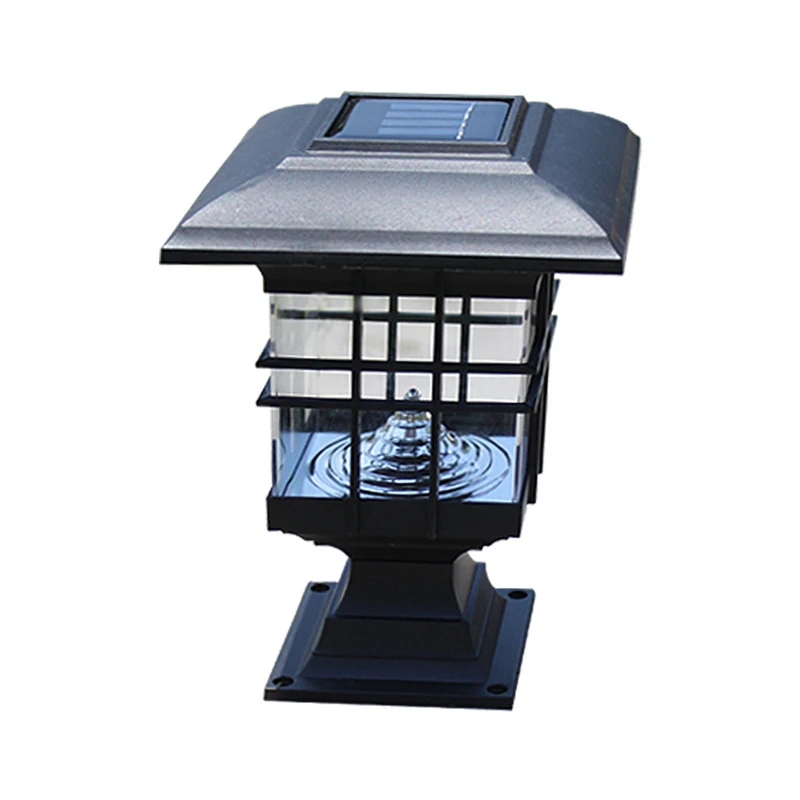 Квадратный светильник для забора уличный фонарь на солнечной батарее украшения