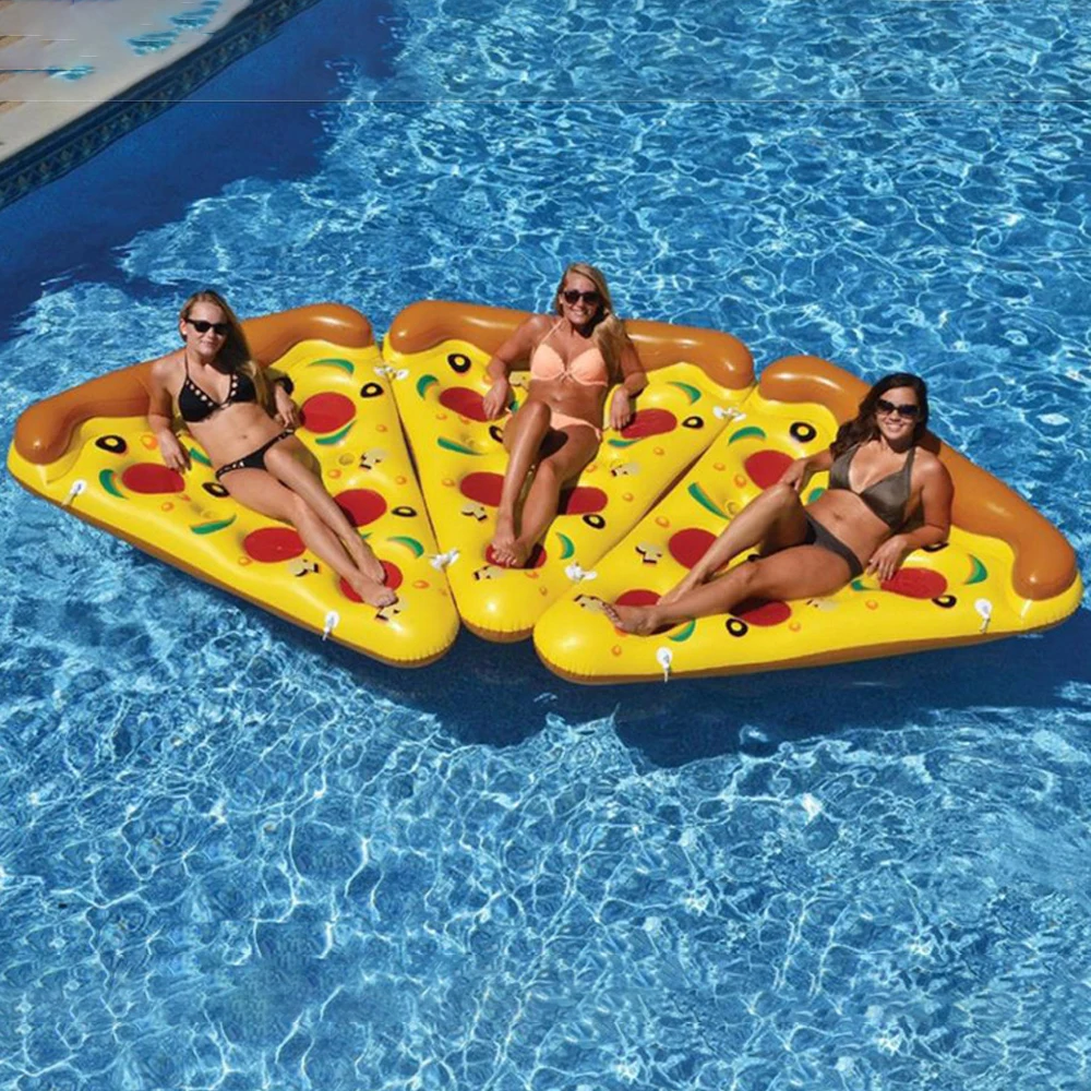 Надувное кольцо для плавания гигантский бассейн пиццы поплавок бассейна