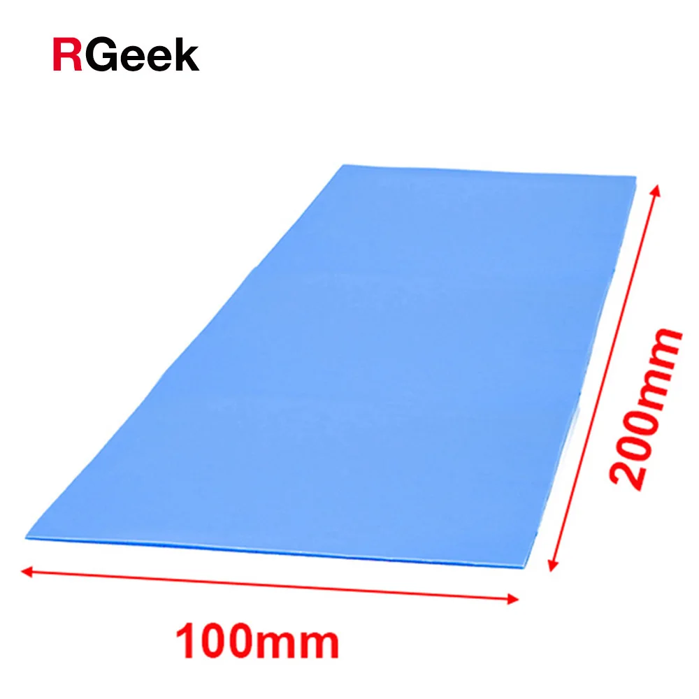 

Высокопроизводительная термопаста 6,0 Вт/МК 100*200 мм теплопроводность процессора Радиатор Охлаждение проводящая силиконовая прокладка терм...