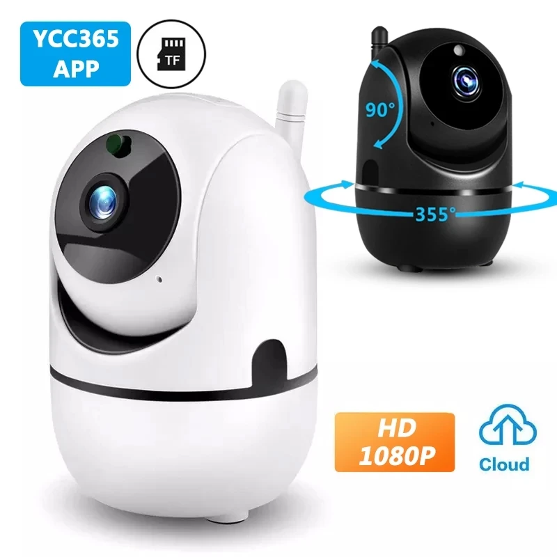 

IP Camera Original Black Smart Home Security Surveillance 1080P Cloud Auto Tracking Network Wireless YCC365 PLUS WiFi Camera