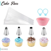 cupcake decorating mouth 18pcs pe pastry bag tips baking tools cake decorating tools