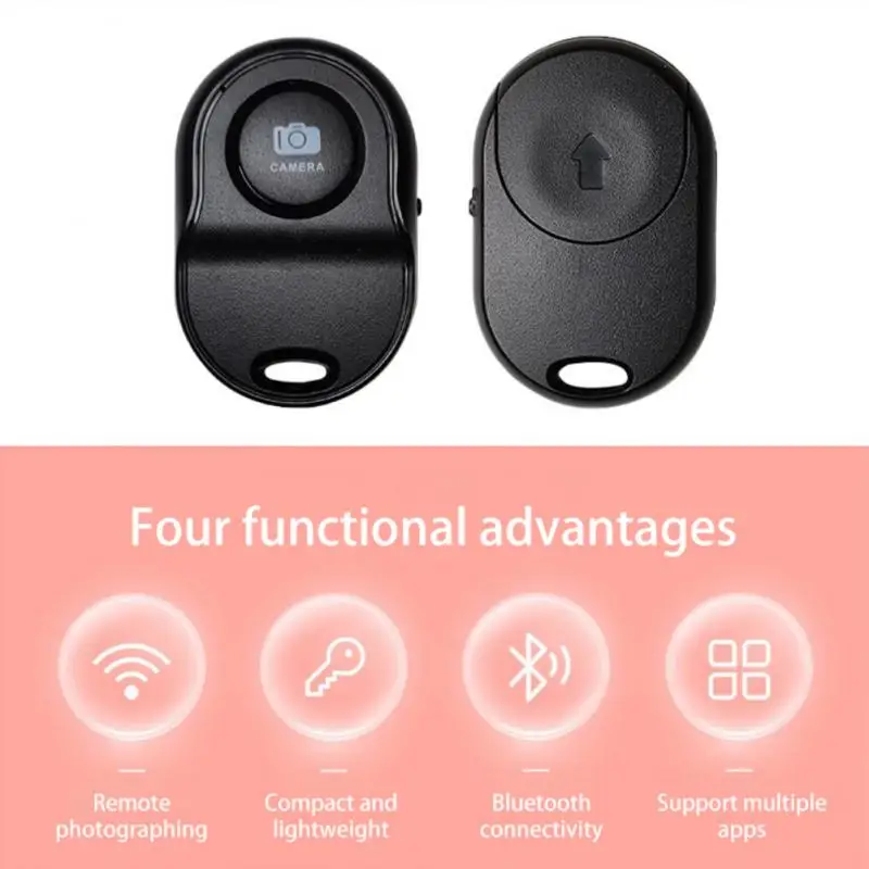 

Mini Bluetooth-compatible Remote Control Button Wireless Controller Self-Timer Camera Stick Shutter Release Selfie For Phones