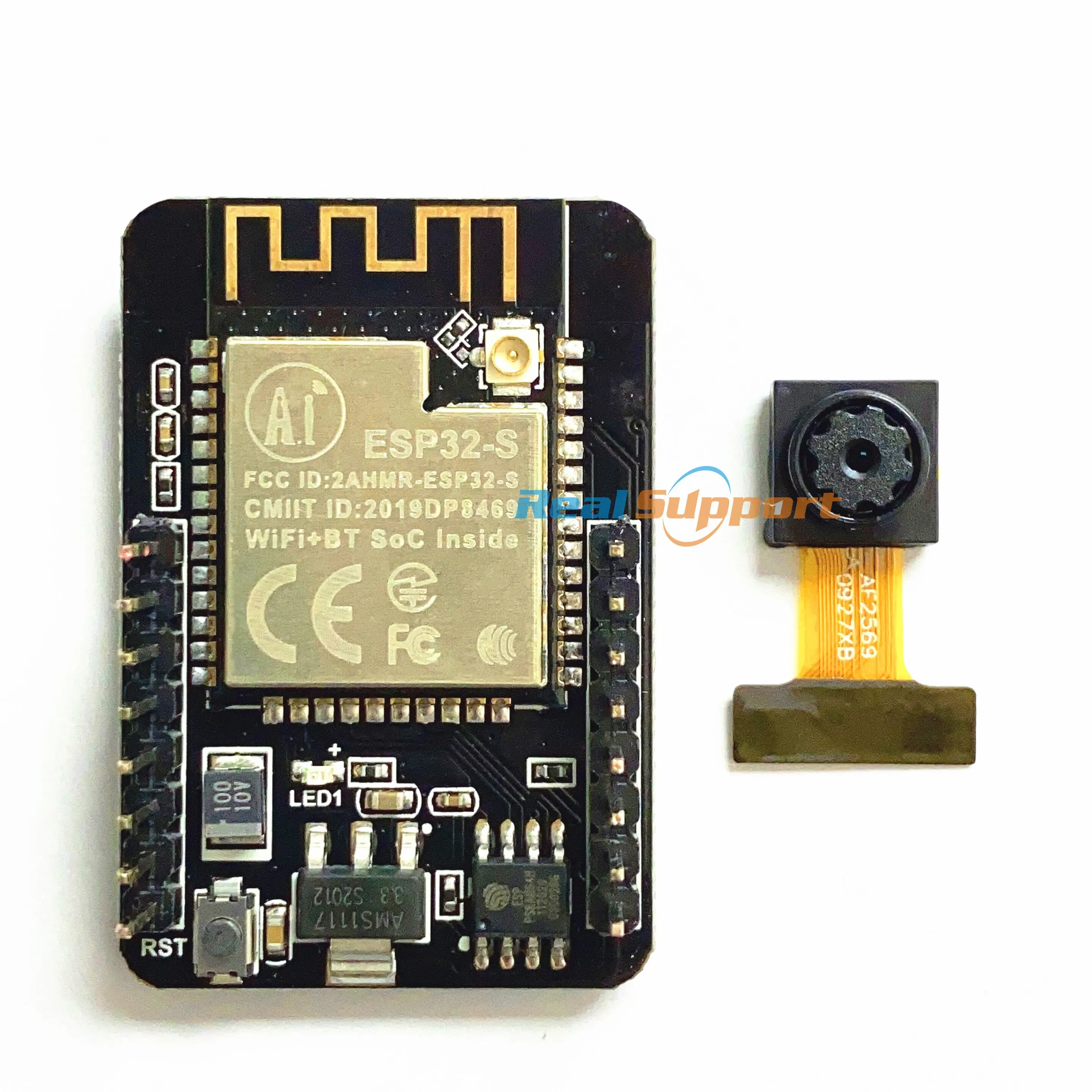 Оригинальный модуль камеры с Wi Fi + Bluetooth макетная плата ESP32 модулем OV2640 2