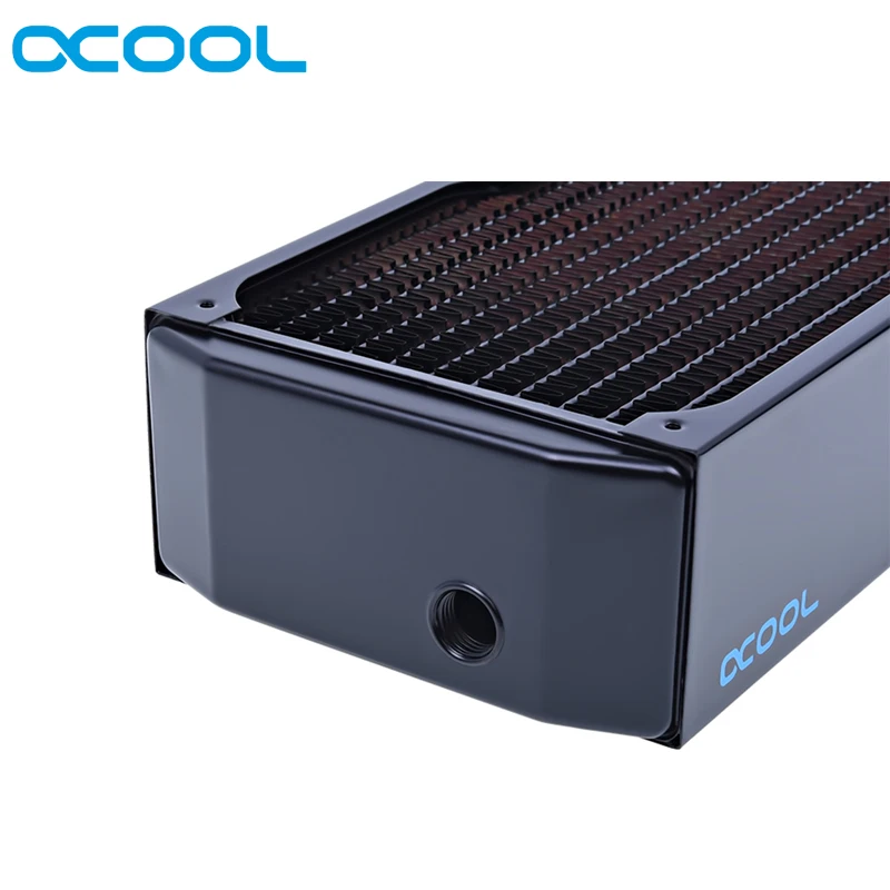 Alphacool UT60 медный радиатор, 140 мм, 280 мм, 420 мм, 560 мм толщиной 60 мм, радиатор водяного охлаждения компьютера cooler master для 14 см вентилятора