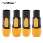 Водонепроницаемый разъем питания PA66, промышленный огнестойкий разъем питания на выходе, 20 А, 10 шт.