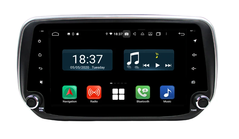 Автомобильный мультимедийный плеер 4 + 128G android10 для hyundai IX45 Santa Fe 2018-2020 gps навигация