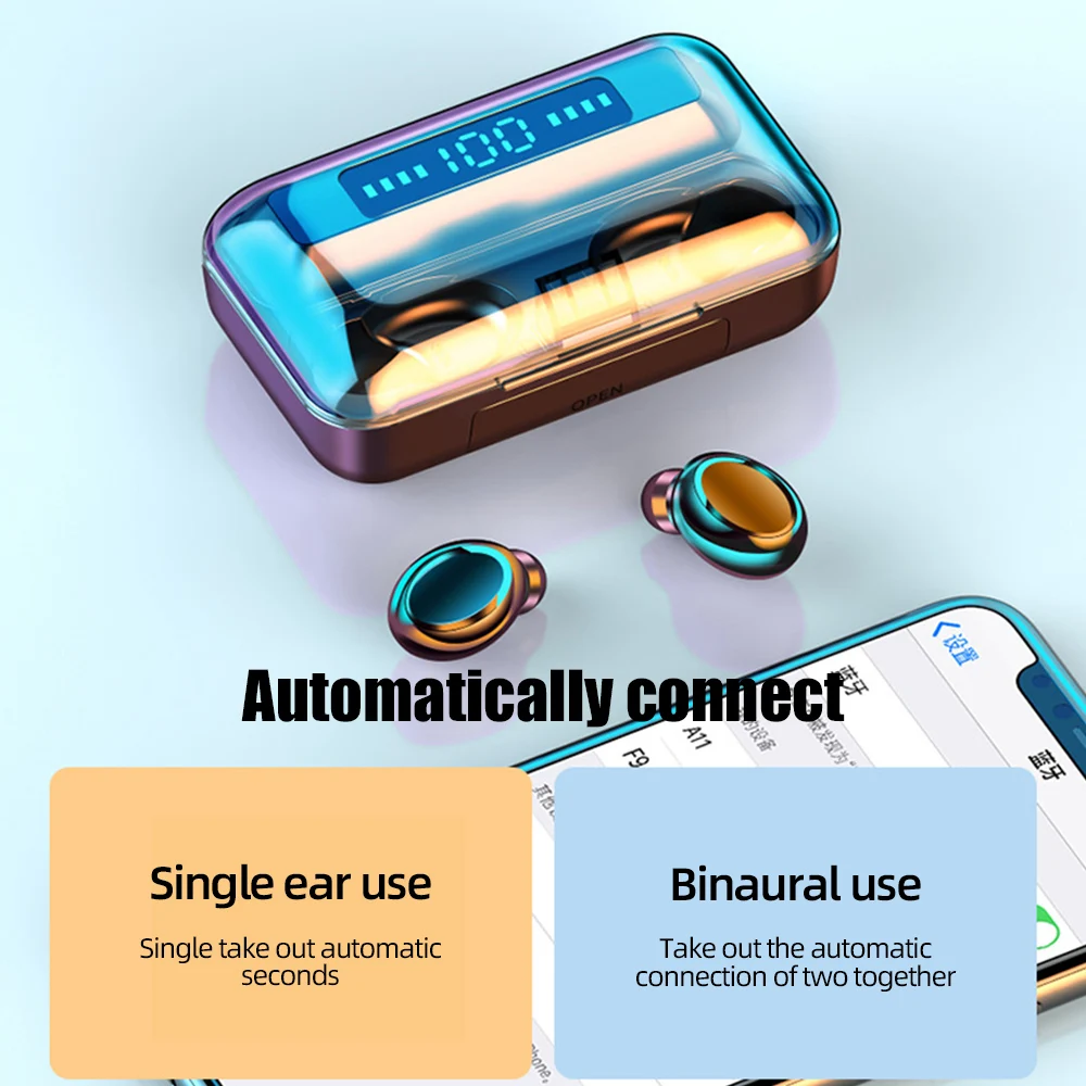TWS стереонаушники ihuigol с поддержкой Bluetooth 5 0 и микрофоном|Наушники гарнитуры| |