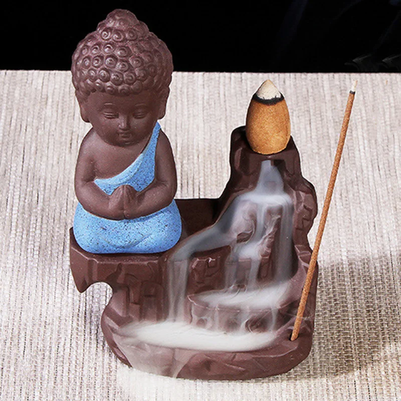 Экономичная маленькая монах буддизмская курильница с обратным потоком