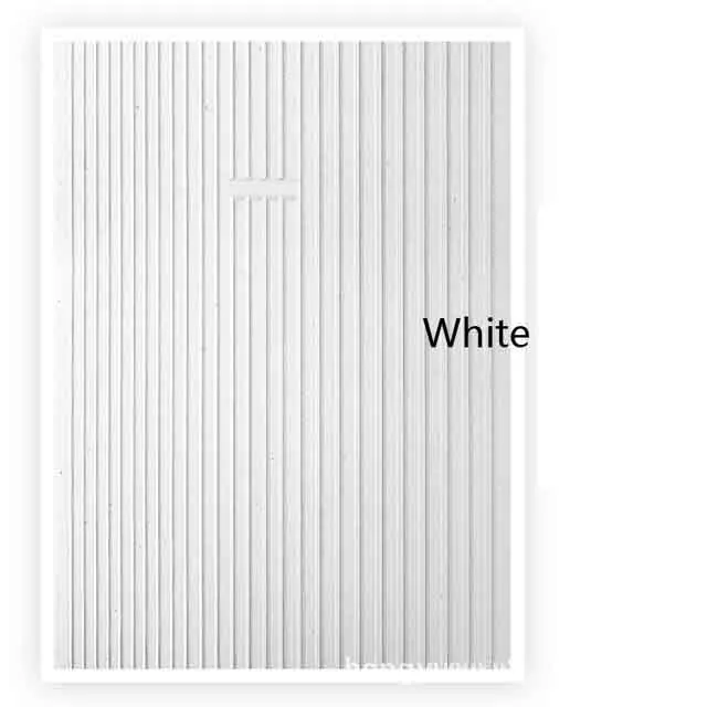 white 3D металлическая Волнистая Полоса многоразмерные линии наклейки для ногтей s гибкие полосы, 5 цветов Гибкая золотая полоса хромированная Лента 3d наклейки для ногтей - Цвет: white