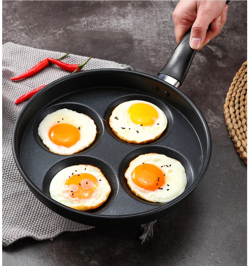 Eggs-Pot Frying-Pot Pans Breakfast-Maker Steak-Pan Egg Cooking-Egg Non-Stick Pancake Thickened Small Fried Frying Pan | Дом и сад