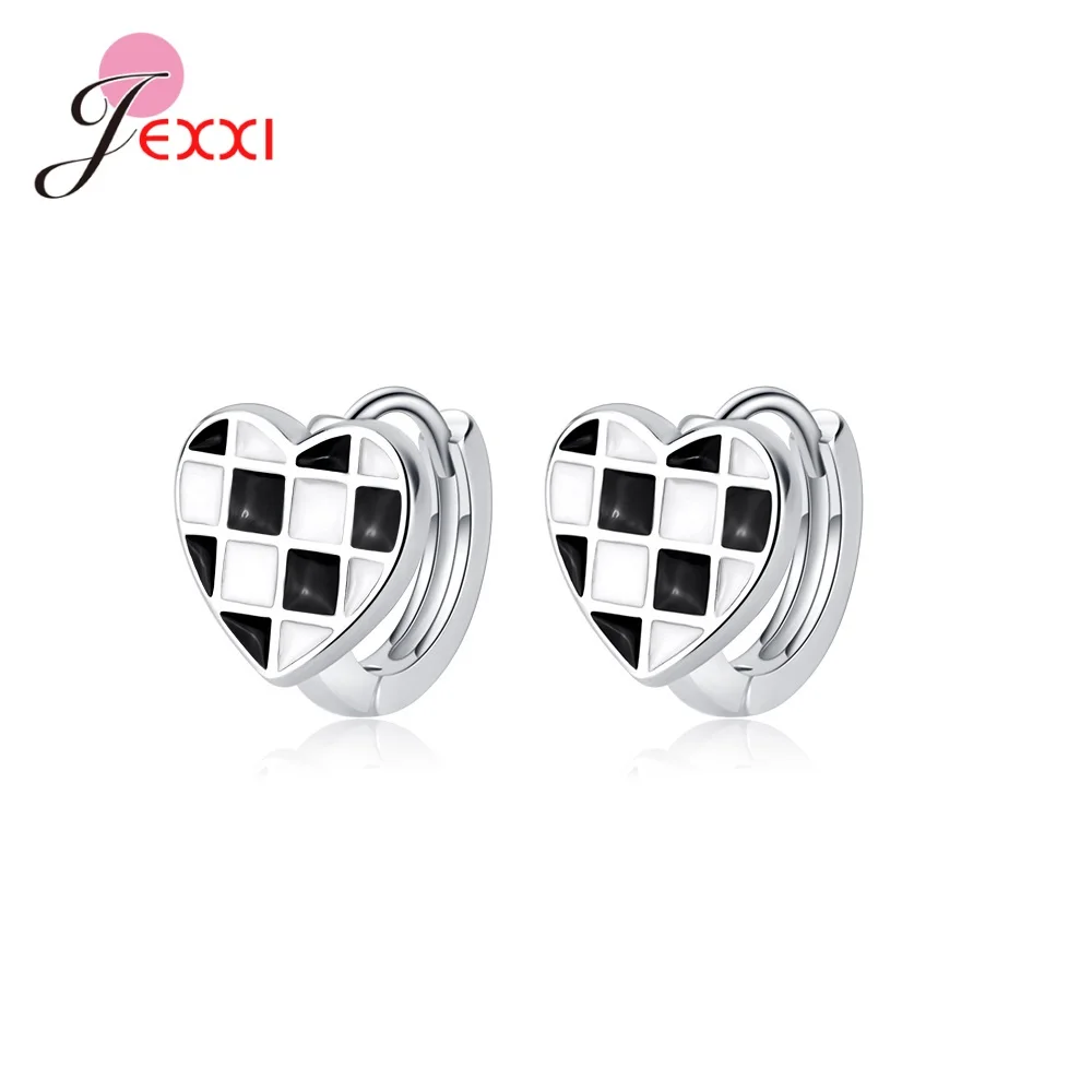 

2022 New Arrival Enamel Love Hearts Women Hoop Earring Versatile Daily Accessories Trendy Jewelry Valentine's Day Gift Earrings