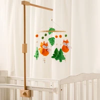 cartoon baby crib mobiles rattles music cartoon fox educational toys bed bell for cots infant baby toys newborns