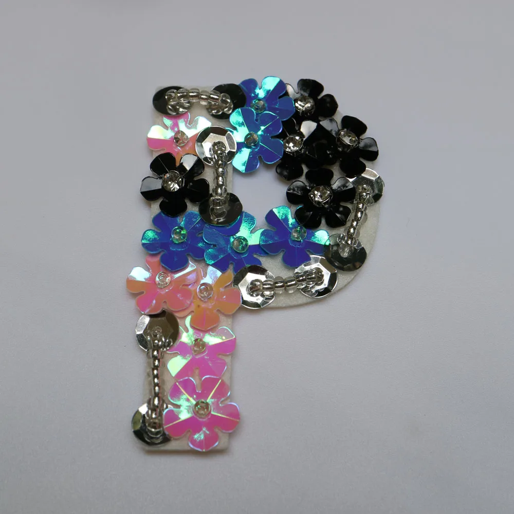 Paris Letter beaded appliques patches for clothing DIY sew on rhinestone patch Embroidery parches bordados para ropa | Дом и сад