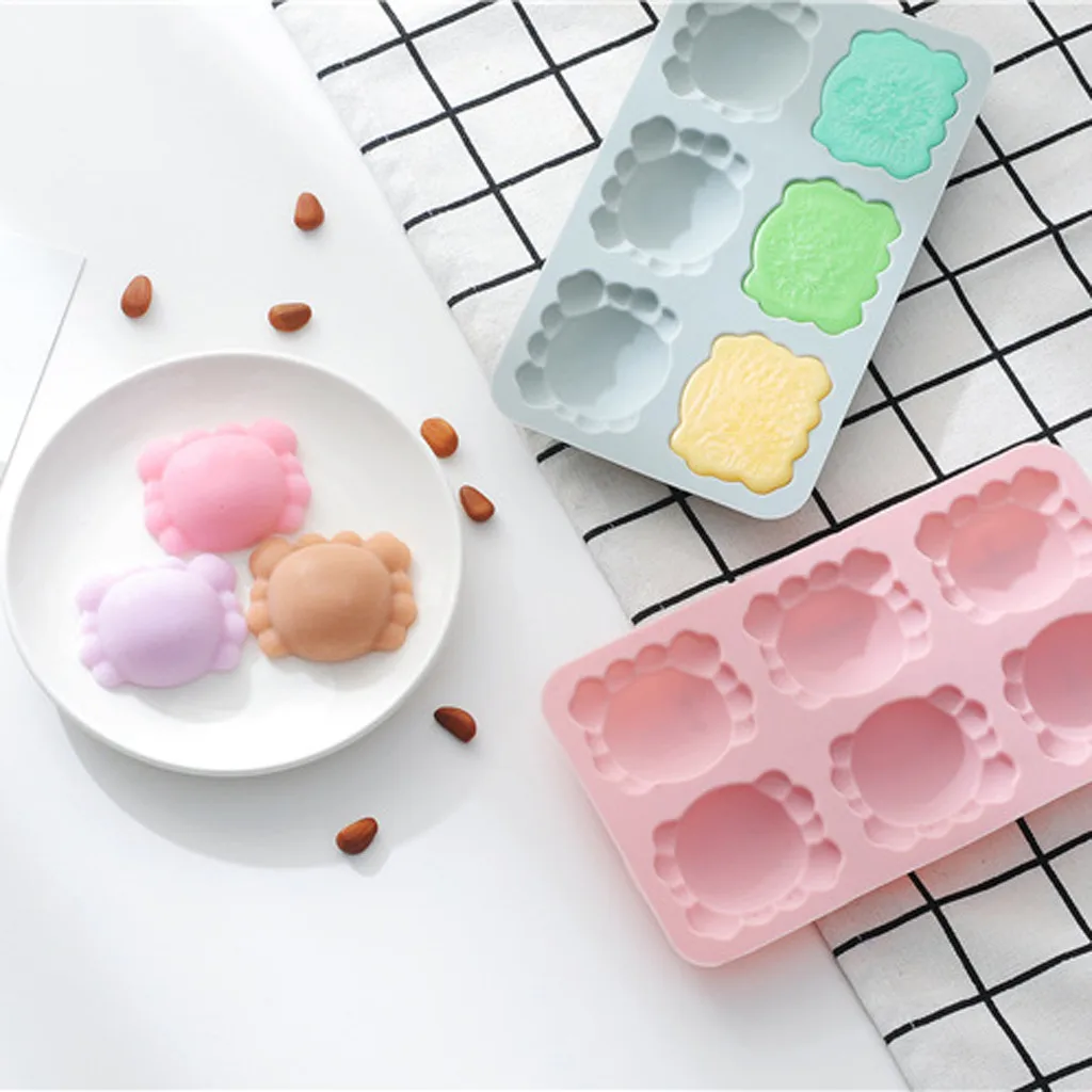 Форма краба силиконовые формы для мыла 3d выпечки детского дня рождения желе