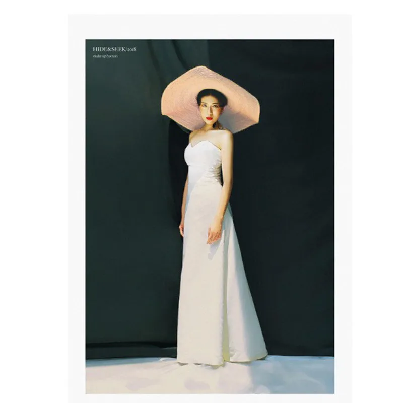 Модная большая пляжная шляпа от солнца с защитой ультрафиолета складная