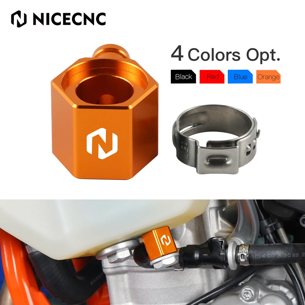 

NICECNC Fuel Line Tank Connector For KTM XC EXC XCW 150 250 300 EXCF XCFW 350 500 SXF XCF 450 Six Days 2020 2021 2022 Aluminum